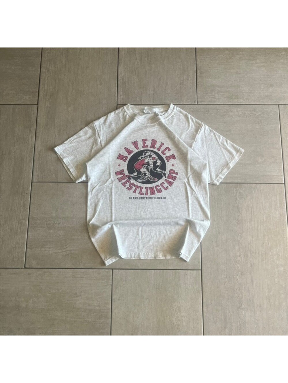 Vintage Hanes Maverick Wrestling Camp Graphic T-Shirt Size S